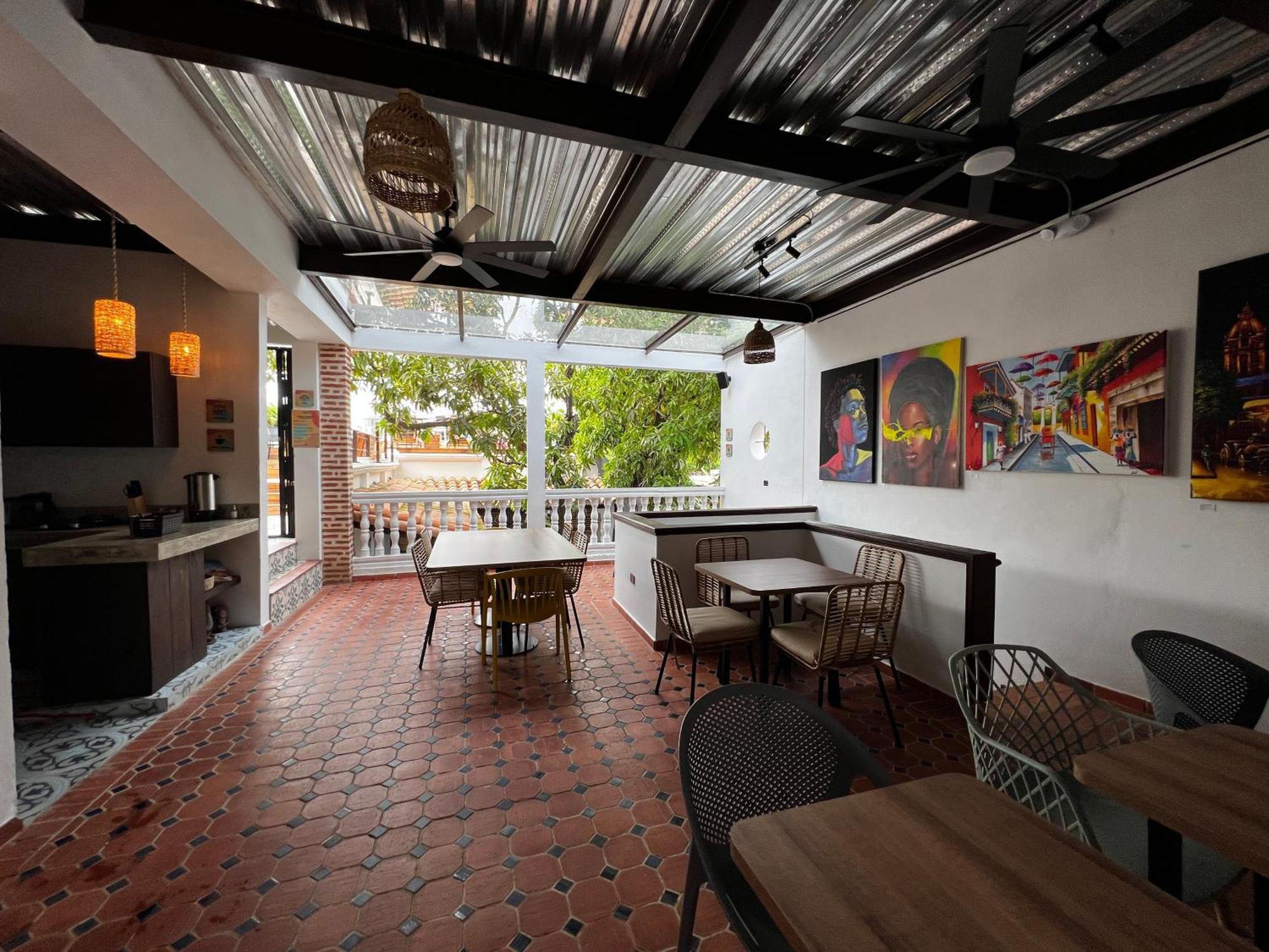 Los Patios Hostel Cartagena エクステリア 写真