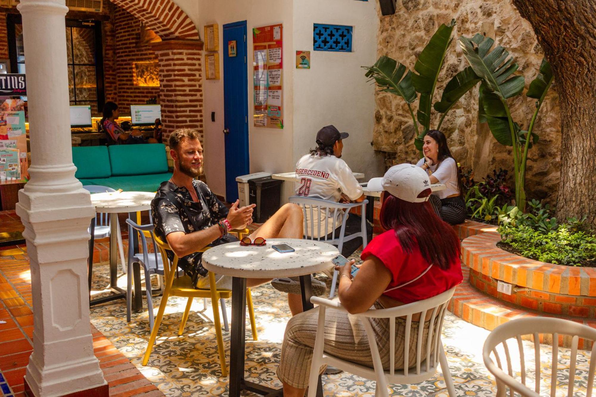 Los Patios Hostel Cartagena エクステリア 写真